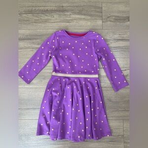 Mini Boden girls size 7-8 Spotty Skater dress